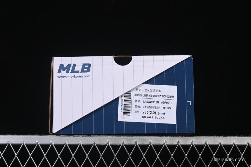 New York Yankees Chunky Liner Magic Strap Lightweight Platform Casual Sneakers - 3ASXW015N50BRS