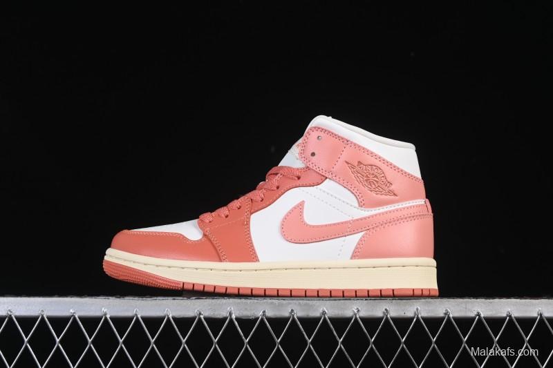 Nike Air Jordan 1 Mid AJ1 Orange Sunshine - DQ8426-180