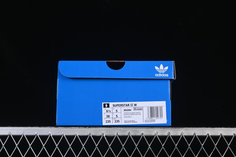 Adidas Originals Superstar II Casual Sneakers with Shell Toe Design - JR6984