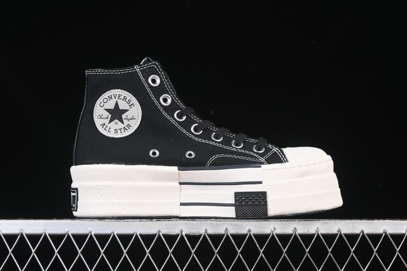 Rick Owens Drkshdw Converse Chuck 70 High Top Platform Casual Canvas Shoes - A06754C