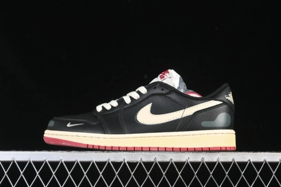 Nike Nigel Sylvester x Air Jordan 1 Low Lifestyle Casual Sneakers - IB8958-001