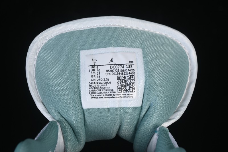 Nike Air Jordan 1 Low AJ1 Fresh Mint Green Low-Top Casual Skate Shoes DC0774-138