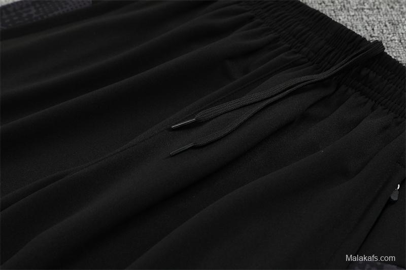 25/26 AC Milan Red Camouflage Half Zipper Jacket+Long Pants