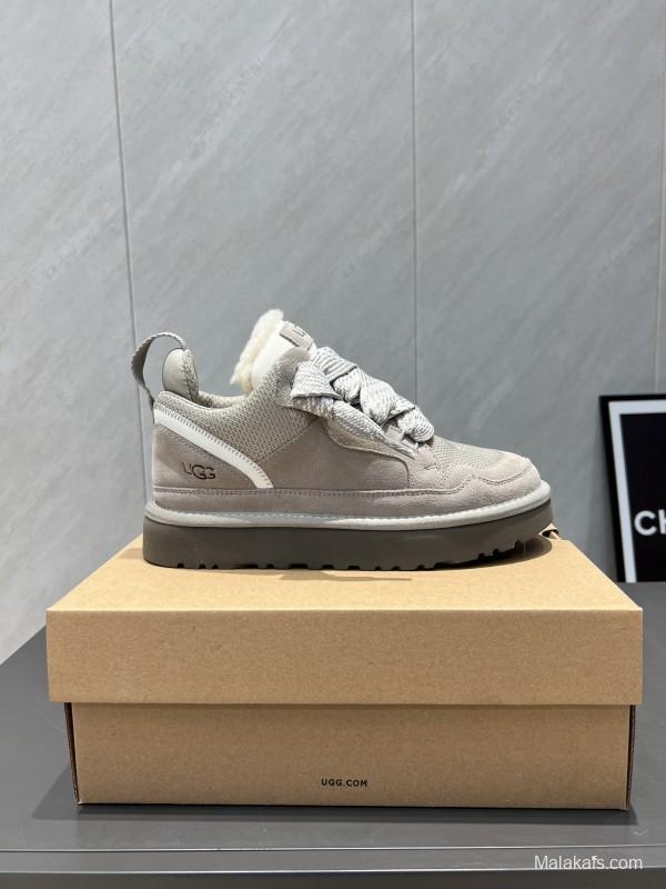 UGG Platform Casual Shoes with Round Toe and Thick Sole - MJ00270