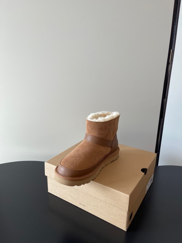 UGG 4512 Flat Buckle Ultra Wool Anti-Slip Snow Boots - AS00290