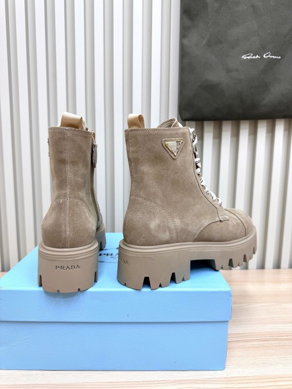 Prada 2025 SS Platform Martin Boots - LY0350