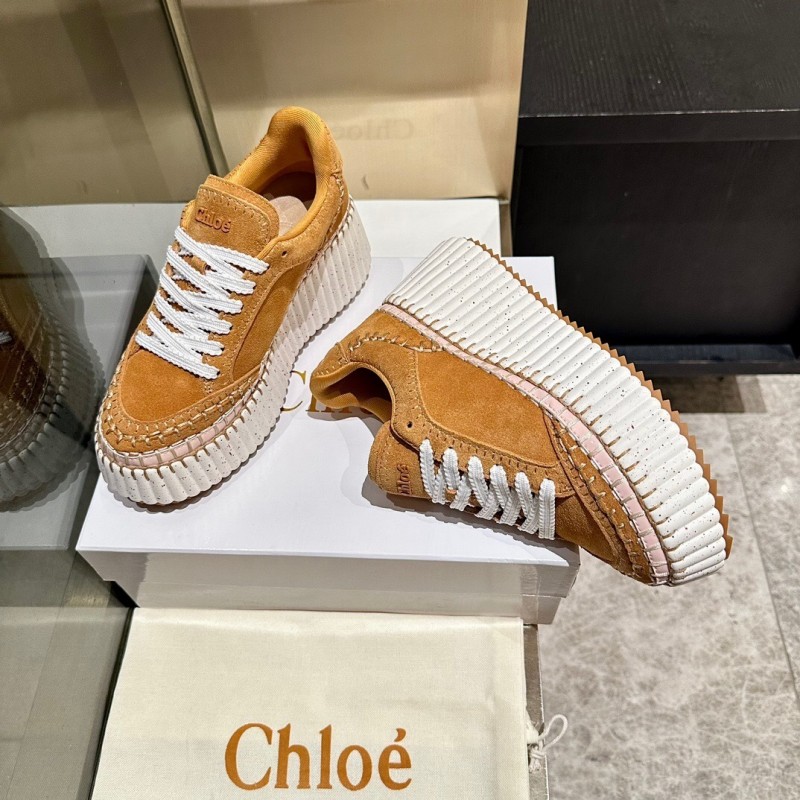 Chloe 2025/SS Hand-Stitched Casual Shoes - LY00350