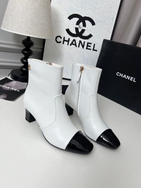 Chanel 2025/SS Double C Heel Fashion Boots - LY00370/LY00400