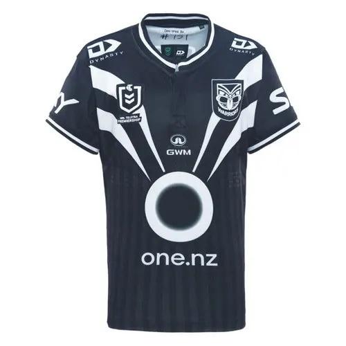 25/26 New Zealand Warriors Navy with White Diagonal Stripes Jersey