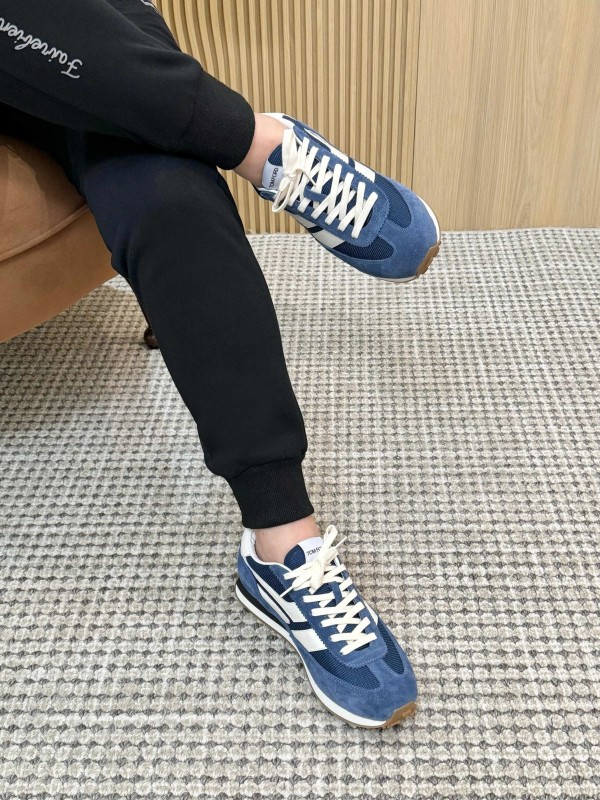 TOM FORD 2025 Spring Summer Fashion Casual Shoes with Classic Color Blocking and Imported Leather Insole - AS00350