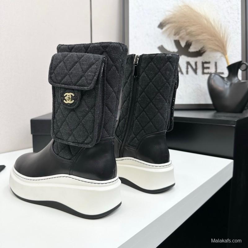 Chanel 2025 SS Short Boots Essential Autumn Winter Item - L Y00390