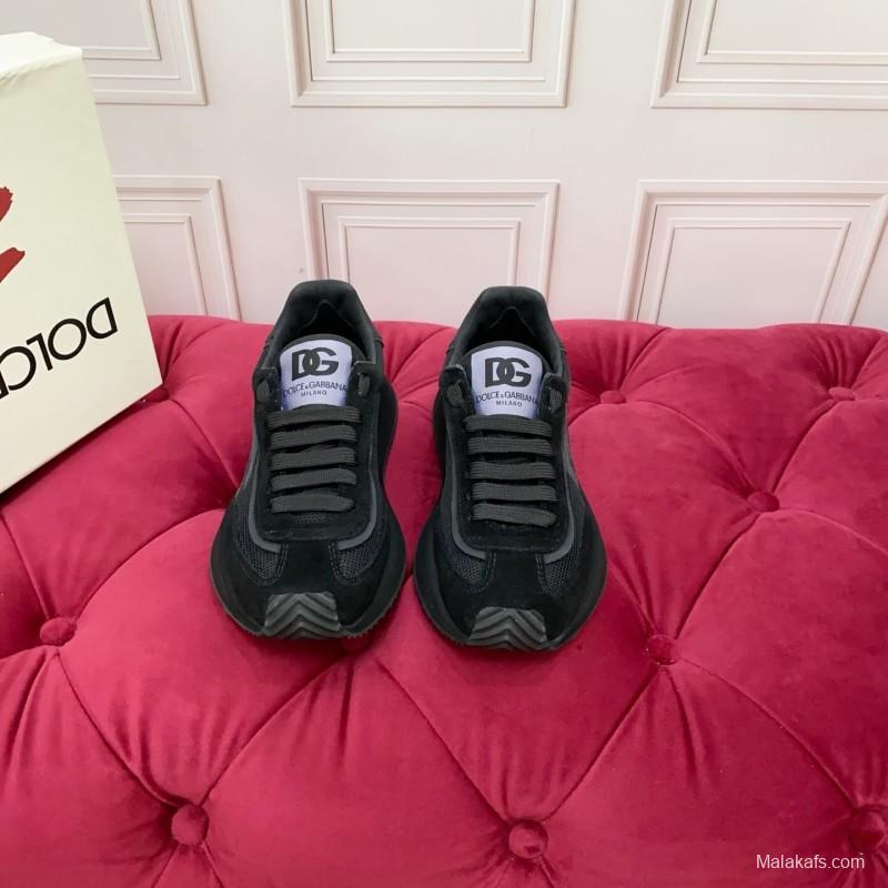 Dolce & Gabbana 2025/SS New Collection Luxury Embroidered Logo Sneakers - AS00300