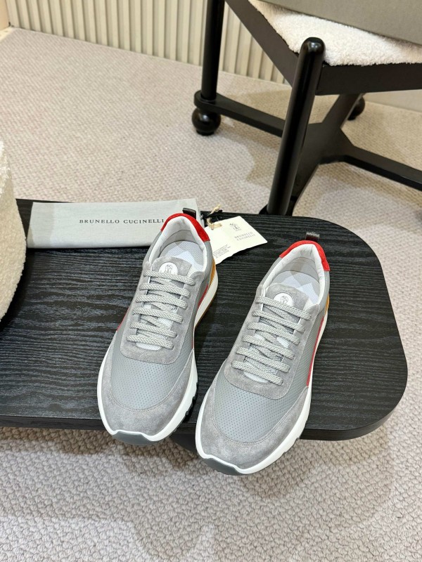 Brunello Cucinelli Casual Sneakers with Seasonal Colors and Retro Design - KFY00320