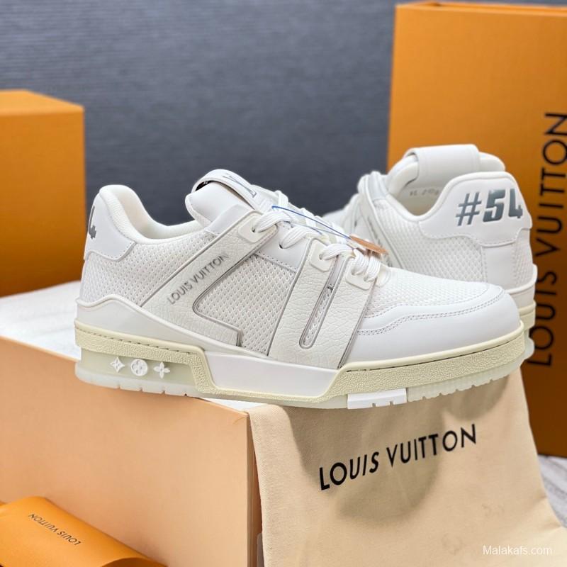 Louis Vuitton Trainer Sneaker Low Casual Sports Culture Versatile Basketball Shoes - LY00400