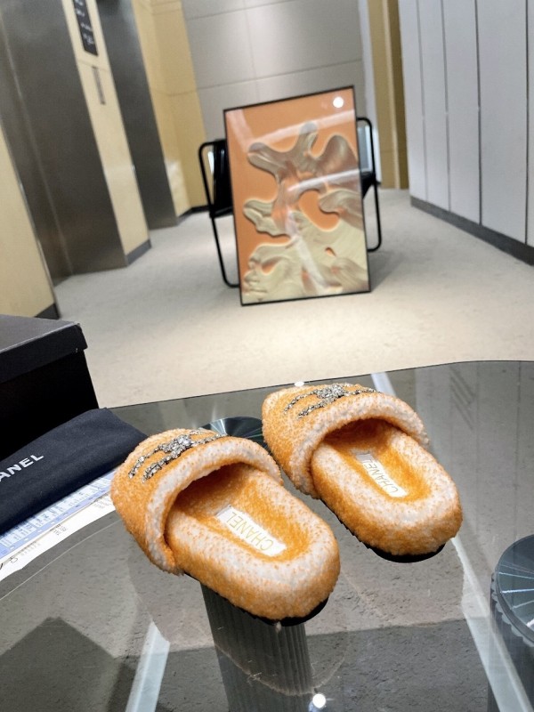Chanel 2025 SS New Wool Slippers Soft Wool - LY00280