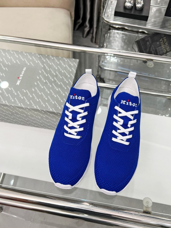 Kiton Four Seasons Classic Casual Knit Shoes - KFY00300