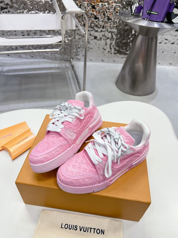 Louis Vuitton LV Trainer Basketball Series Washed Sneakers - LY00430