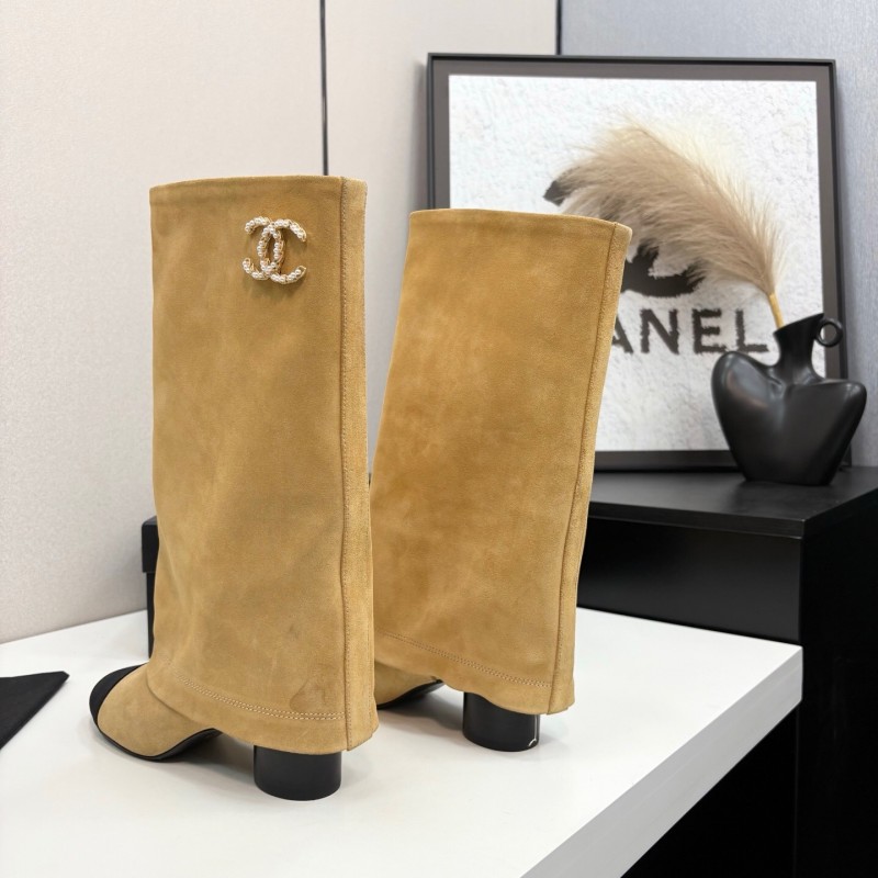 Chanel 2025/SS Small Fragrance Ankle Boots Essential Fall Winter Item - LY00480