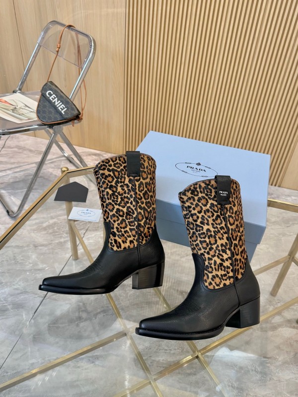 Prada Classic Pointed Toe Boots - LY00370/LY00440