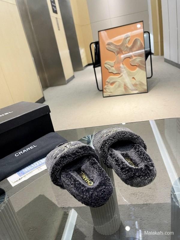 Chanel 2025 SS New Wool Slippers Soft Wool - LY00280