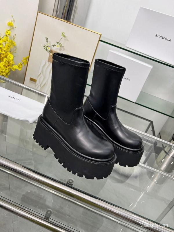 Balenciaga 2025/SS Autumn Winter Platform Ankle Boots Heavy Craftsmanship - LY00350