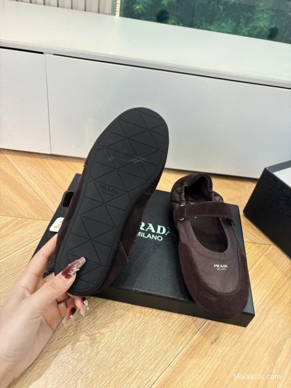 Prada 2025 SS Metal Toe Thin Sole Training Shoes Casual Footwear - LY00260