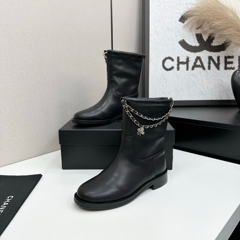 Chanel 2025 SS Short Boots Essential Fall Winter Item - LY00420