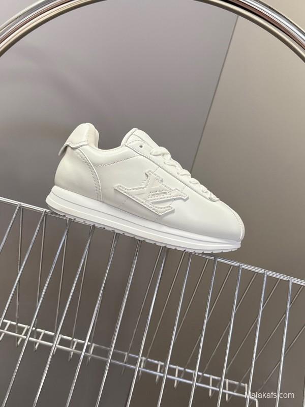 Louis Vuitton LV x Pharrell Williams Runway Platform Sneakers Retro Running Shoes - KFY00380
