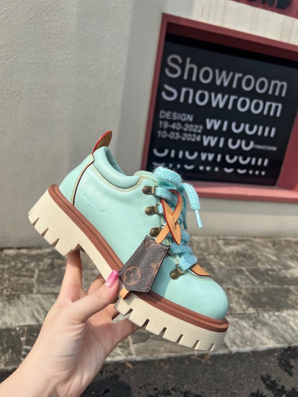 Louis Vuitton REMIX Lace-Up Derby Hiking Shoes - LY00340