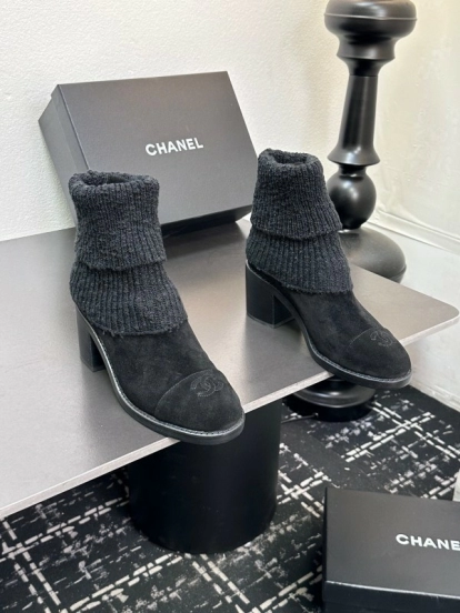 Chanel 2025/SS Short Boots Essential Autumn Winter Item - LY00260