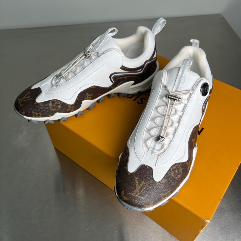 Louis Vuitton LV Circle Low-Top Casual Shoes with Anti-Slip Metal Accessories - YC