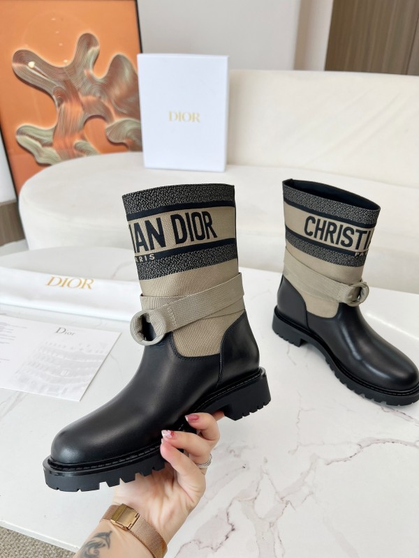 Dior 2025/SS Autumn Winter Boots Retro Work Boots Slip-On - LY00320
