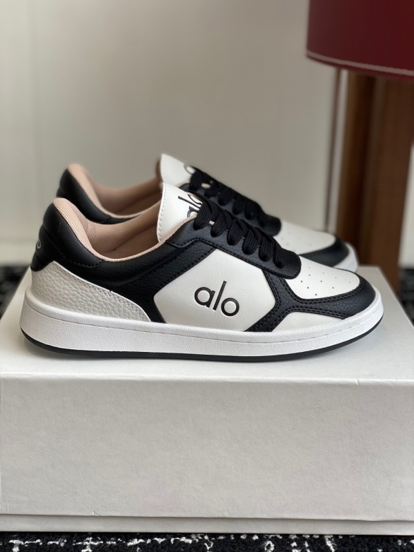 Alo 2025 SS Two-Tone White Sneakers Chunky Sole Comfort Casual - KFY00280