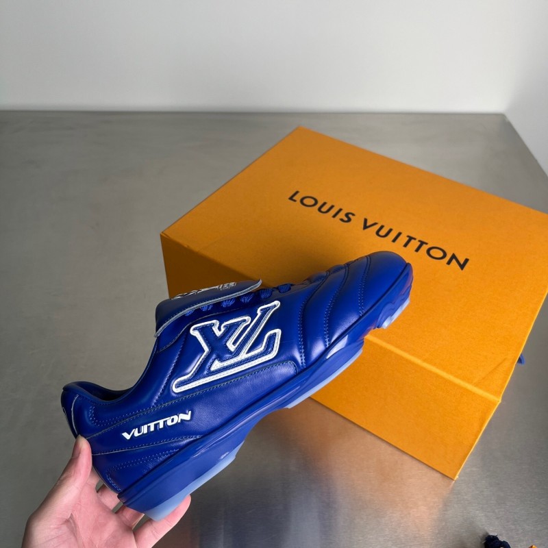 Louis Vuitton Footprint Soccer Sneakers Unisex Sport Shoes - Footprint Soccer