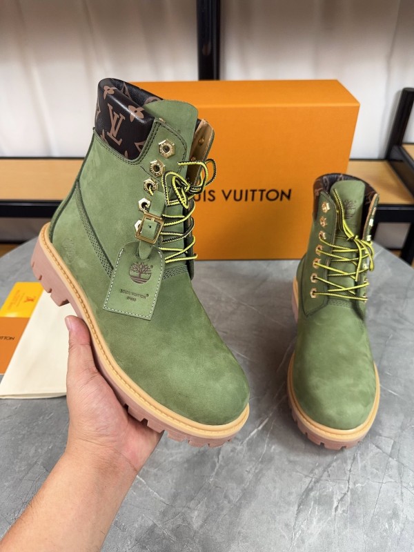 Timberland 6-Inch Monogram Ankle Boots Waterproof Suede Collaboration - LY00380