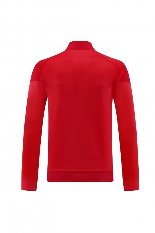 2025 Adidas Red Full Zipper Jacket+Long Pants