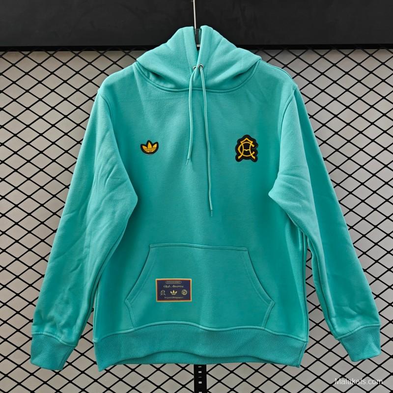 Adidas x Club America Retro Embroidered Logo Hoodie