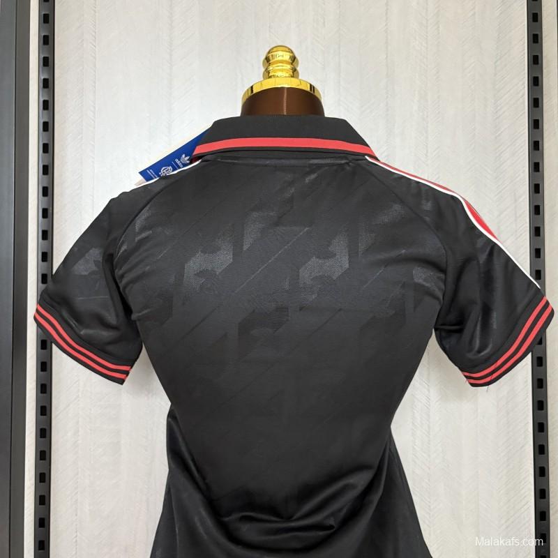 25/26 Women Flamenco Retro Black Jersey