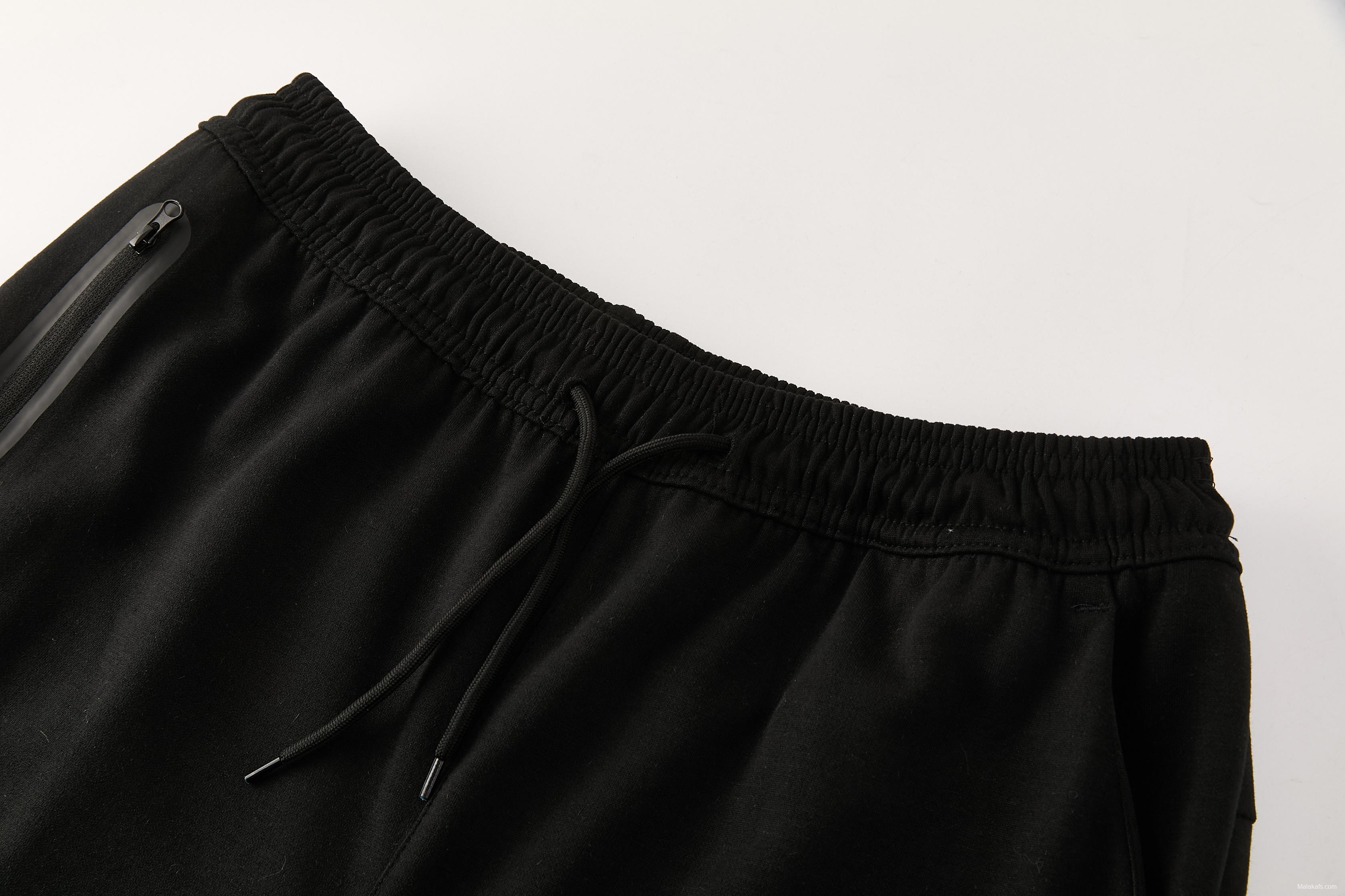 25/26 Chelsea Black Full Zipper Hoodie Windbreaker + Long Pants