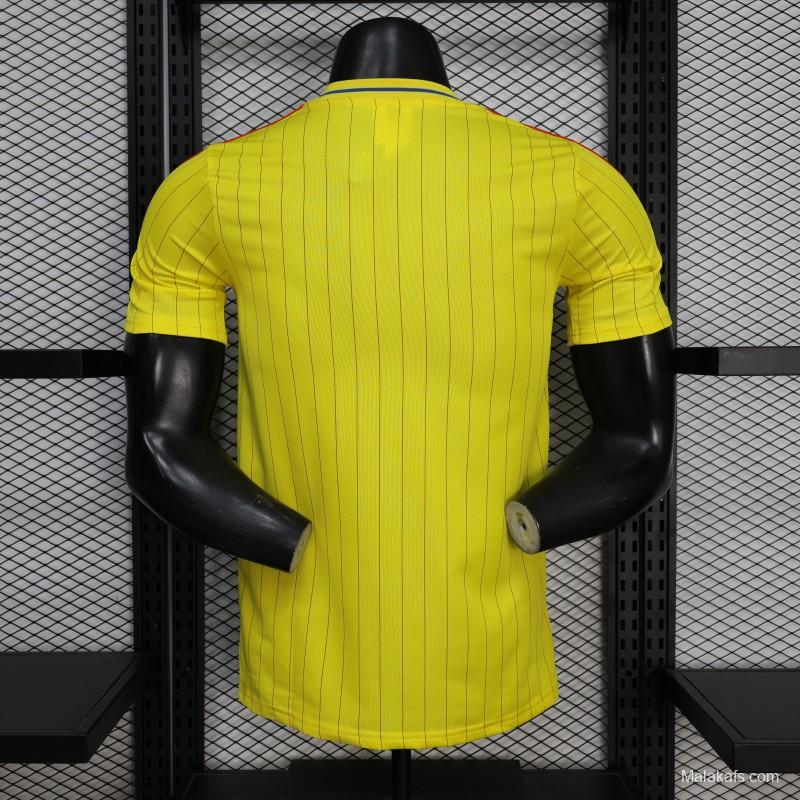 Player Version 2026 Colombia Yellow Terrace Icons Jersey