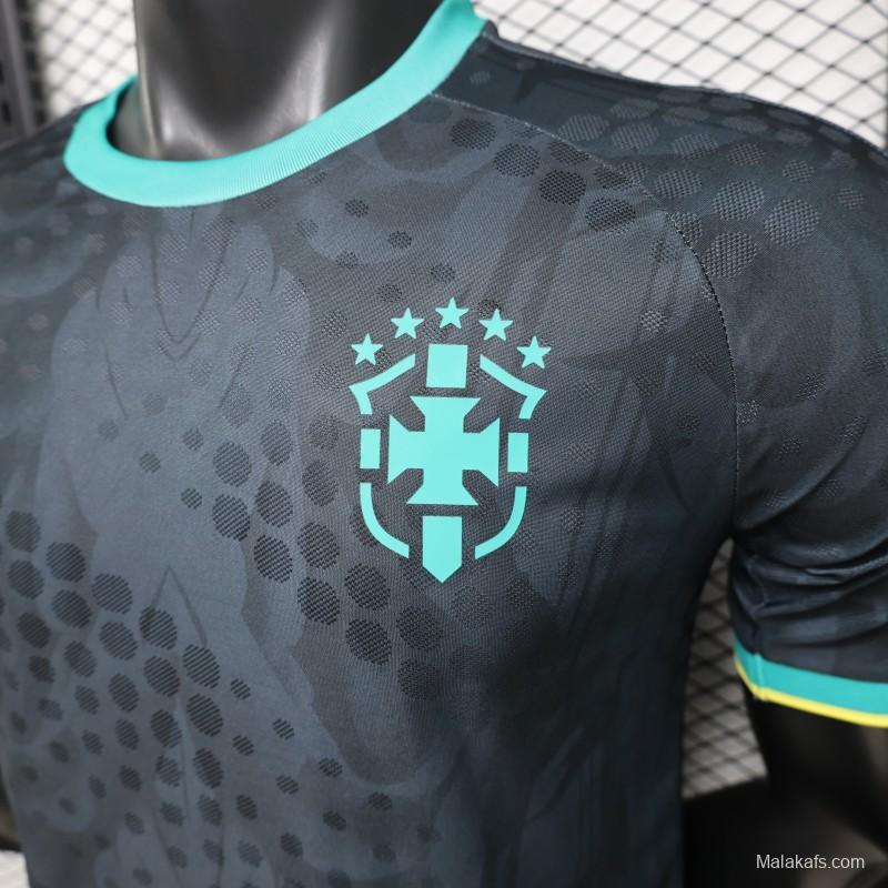 Player Version 26/27  Brazil  Charcoal Black & Mint Teal  Special Edition Jersey