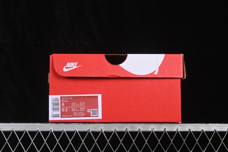 Nike Air Max 90 Retro Running Shoes with Visible Air Cushioning - DM9102-001