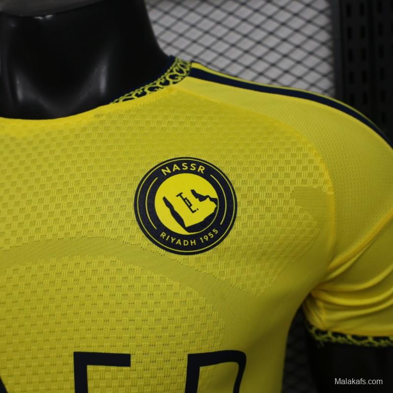 Player Version 26/27 Al-Nassr Yellow  Home Jersey
