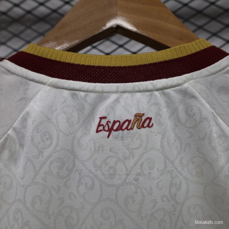Player Version Womens  26/27  Spain White Away Jersey