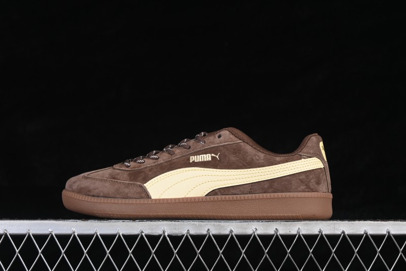 Puma 9-T Suede Retro Skateboarding Shoes with Comfort Cushioning and Non-Slip Outsole - 406756-01