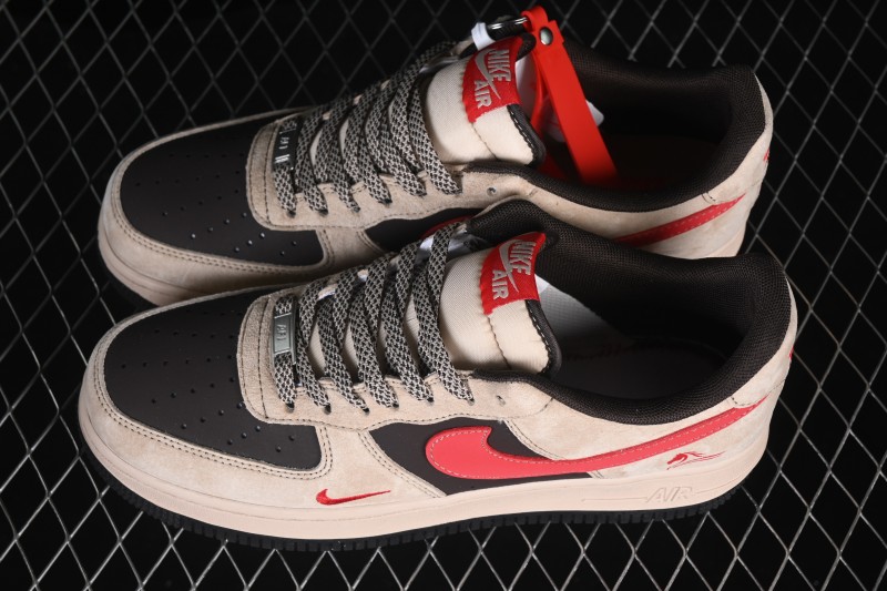 Nike Air Force 1 '07 Low Chinese New Year Limited Edition Light Khaki Casual Sneakers - XD0028-020