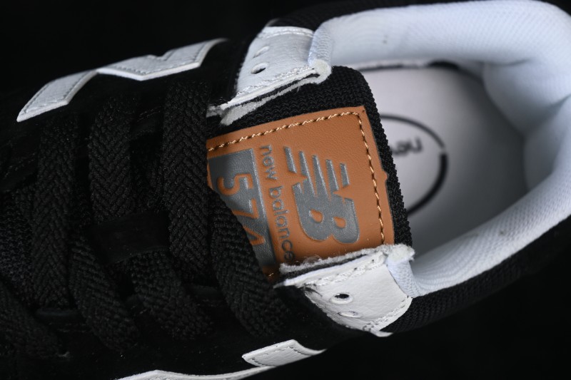 New Balance 574 Retro Running Shoes with Classic Suede and Mesh Upper - ML574UC