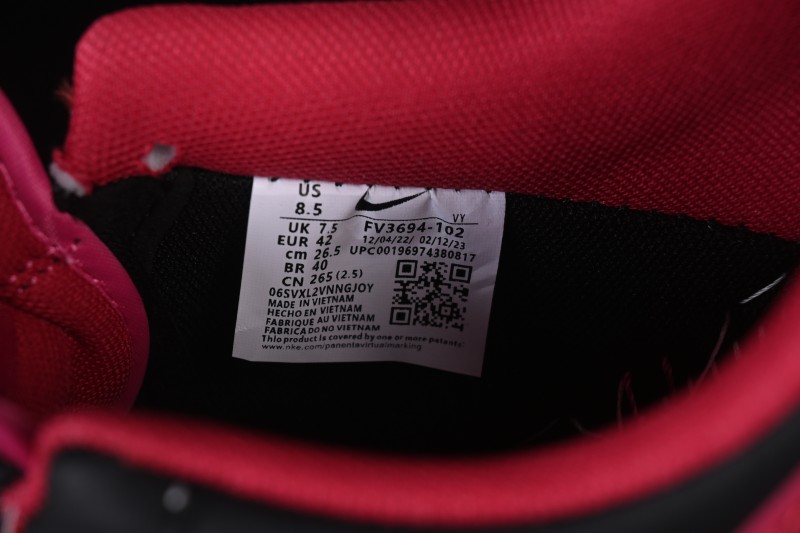 Nike Air Force 1 '07 Low Chinese New Year Edition Black and Rose Gold Basketball Sneakers - FV3694-102