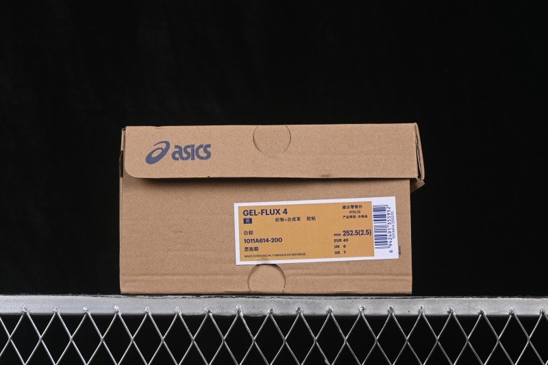 ASICS Gel-Flux 4 Summer Low-Cut Breathable Casual Running Shoes with Rearfoot Gel Cushioning - 1011A614-200