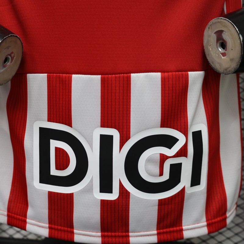Player Version 26/27 Athletic Bilbao Home Red White Stripes Jersey